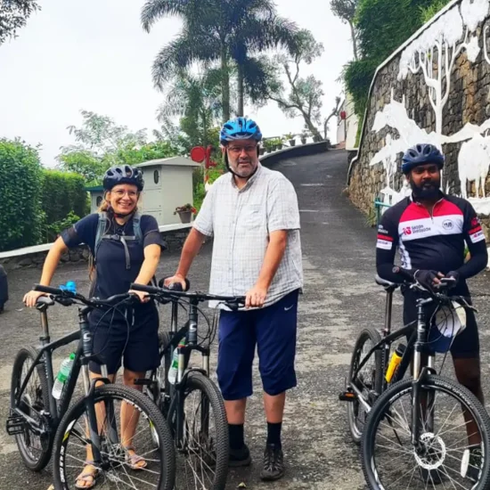 Cycling through paradise at Forest Canopy Resort in Thekkady